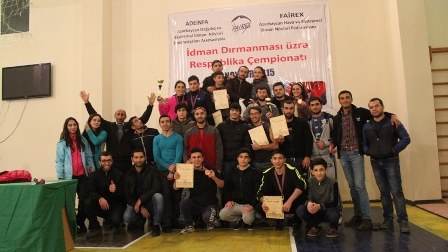 İdman Dırmanması üzrə Açıq Respublika Çempionatı başa çatıb