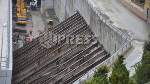 Bakı avtovağzalının ikinci mərtəbəsi də çatladı