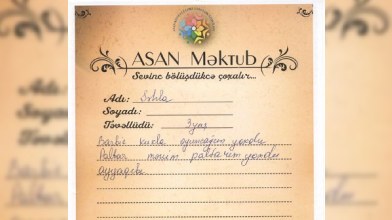 “ASAN Məktub” layihəsinə start verildi 