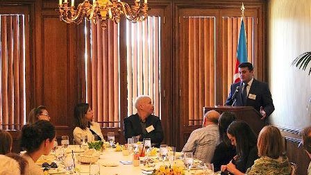 Azərbaycanın baş konsulu Amerika Yəhudilərinin fəalları qarşısında 