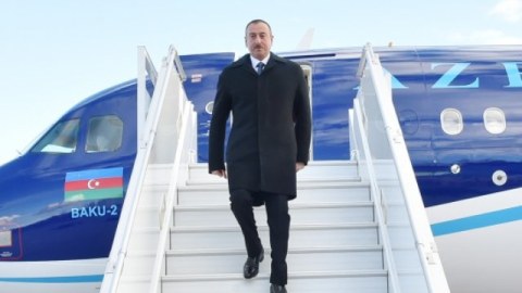İlham Əliyevin Fransa səfəri başa çatıb