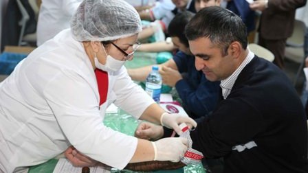 Bakıda “Bir damla qan qurtarılan bir can” aksiyası keçirildi - FOTOLAR