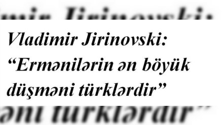 Jirinovski: "Ermənilər satqındırlar"