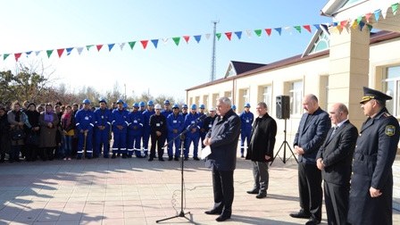Füzuli rayonunda qazlaşdırılma yüz faiz başa çatdırıldı
