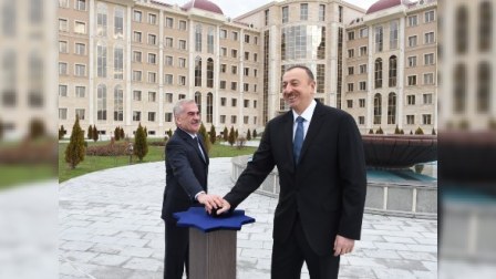 İlham Əliyev Vasif Talıbovla birgə düyməni basdılar