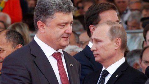 Poroşenko Putinin planlarından danışdı