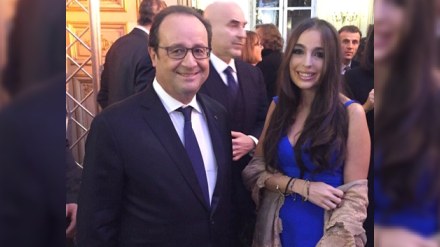 Leyla Əliyeva Parisdə rəsmi qəbulda iştirak edib