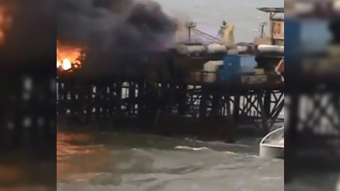 "Günəşli"də itkin düşmüş neftçilərin axtarışı davam edir