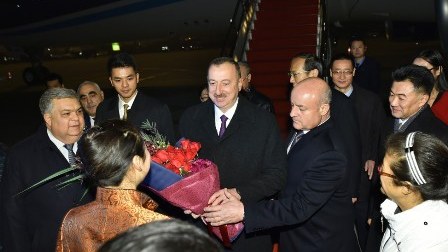 İlham Əliyev Çində...