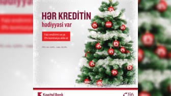 “Kapital Bank”dan  Yeni il hədiyyə kampaniyası