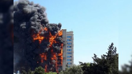 Bakıda yanan binaya görə həbs olunanların istintaqı başa çatıb