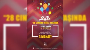 “28 cinema”dan hədiyyə - biletlər cəmi 3 manata