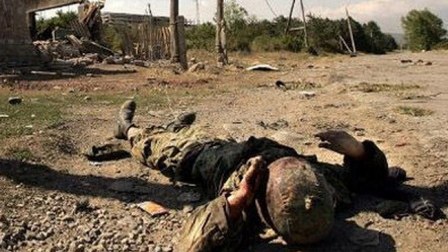 Qarabağda daha bir erməni əsgər məhv edildi 