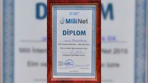 Bakı Ali Neft Məktəbi “Milli Net 2015”də mükafatçı oldu