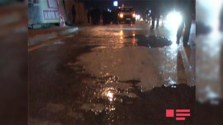  Sabunçu yolu qaz sızması səbəbindən bağlanıb 