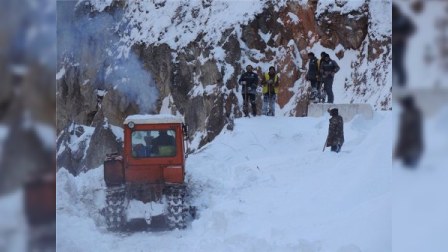  Güclü qar Qubada 30 kəndin yolunu bağlayıb 