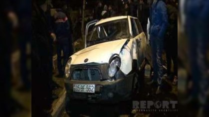   Zərbədən 15 metr kənara düşən sürücü dünyasını dəyişib 