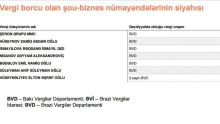 Nazirlik şou-biznes nümayəndələrinə xəbərdarlıq etdi – SİYAHI 