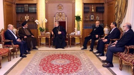 Erməni katolikosu “Hizbullah”la görüşdü – FOTO