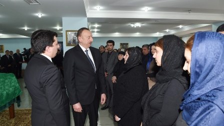  Zəlimxan Yaqubun ailəsi Prezidentə təşəkkür etdi 