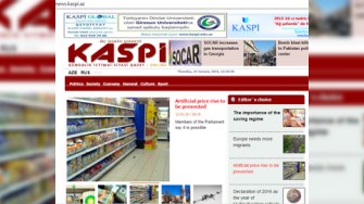 Kaspi.az saytının ingilisdilli versiyası fəaliyyətə başlayıb
