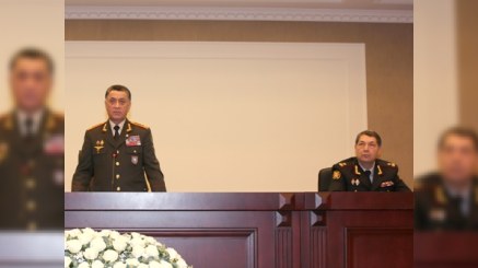 Yol Polisinin şefi nazir Ramil Usubova hesabat verdi