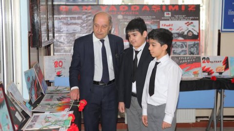 “Gənc İstedadlar” 20 Yanvar şəhidlərini andı - FOTO