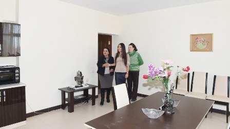 Leyla Əliyeva  Bilgəh qəsəbəsində veteranlarla görüşüb - Fotolar  