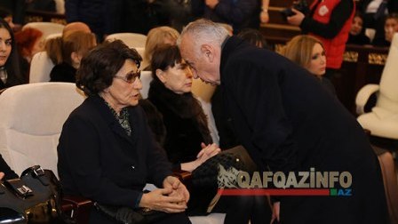 Ramiz Mehdiyevlə Mədət Quliyev Cəlal Əliyevin vida mərasimində - FOTO 	