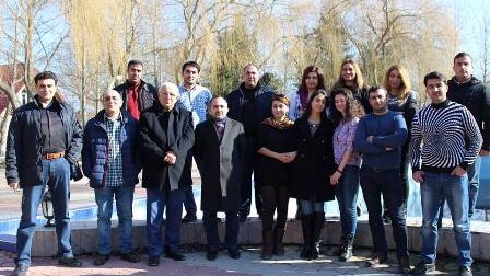  Jurnalistlər Nabranda bir araya gəlib 
