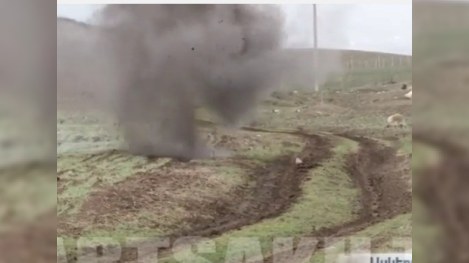 Ermənilər Xocalıdakı partlayışın VİDEOSUNU yaydılar
