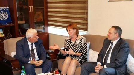 Umud Mirzəyev Avropa Parlamentinin üzvü ilə görüşüb