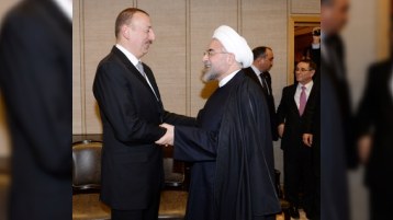 İlham Əliyev Həsən Ruhanini təbrik edib