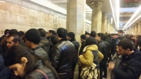  Bakı metrosunda həyəcan