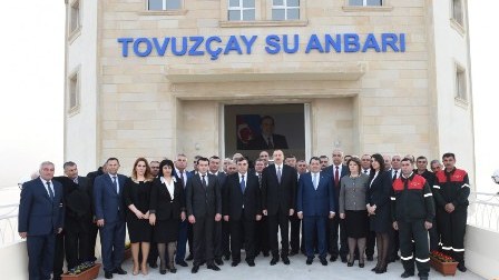  Tovuzçay su anbarı istifadəyə verilib