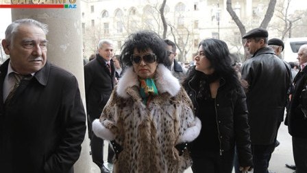 Zeynəb Xanlarova İlhamənin vida mərasimində - FOTO 