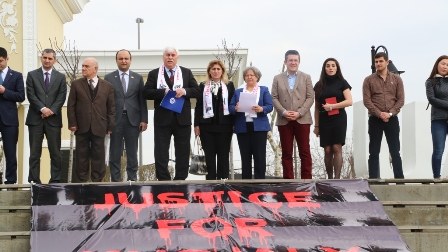 Xocalı Faciəsinin qurbanları İstanbulda anıldı - FOTOLAR
