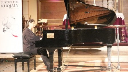 Leyla Əliyeva Londonda Xocalı qurbanlarının xatirəsinə həsr edilən anım konsertində - FOTO 