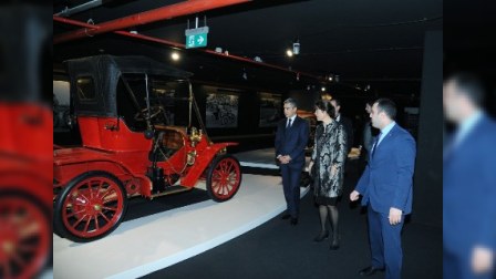 Baş nazirinin xanımı Heydər Əliyev Mərkəzində - FOTO 