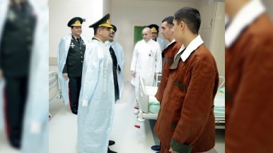  Müdafiə Nazirliyinin rəhbərliyi hərbi hospitalda olub  -Foto