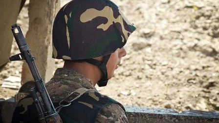 Ermənilər cəbhədə minaatanlardan istifadə etdi