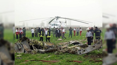  İranda təcili tibbi yardım helikopteri qəzaya uğrayıb:  10 ölü 