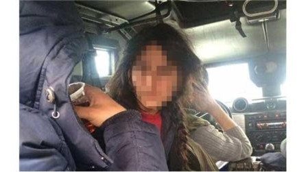  Erməni əsilli qadın PKK-ya qoşulmağa gedəndə yaxalandı  -Fotolar