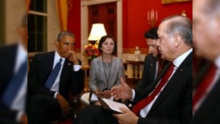 Obama ilə Ərdoğanın görüşündə azərbaycanlı xanım da olub