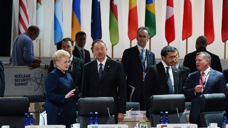  İlham Əliyev IV Nüvə Təhlükəsizliyi Sammitində iştirak edir  - Fotolar
