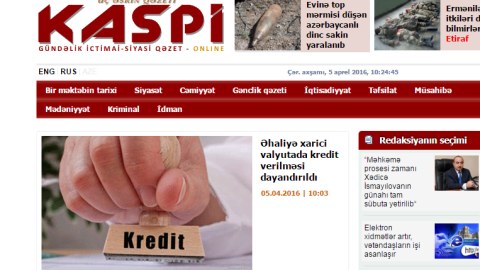 “Kaspi”nin saytına xaker hücumu oldu