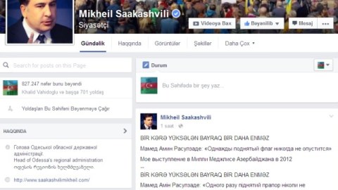 Saakaşvildən Azərbaycana növbəti dəstək - FOTO+VİDEO
