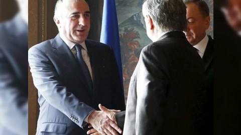 Məmmədyarov və Nalbandyanın əl-ələ - FOTO