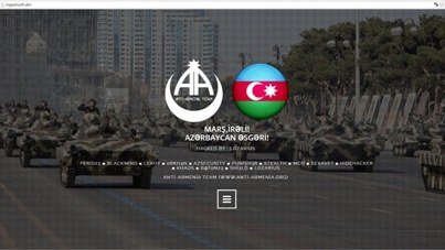 Erməni saytları darmadağın edildi