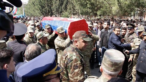 Sumqayıt dördüncü şəhidi ilə vidalaşdı – FOTOLAR